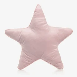 Pink Velvet Star Decorative Pillow (57cm)