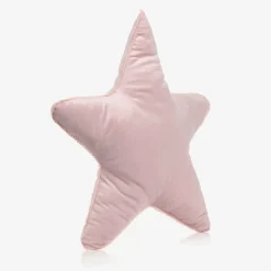 Pink Velvet Star Decorative Pillow (57cm)