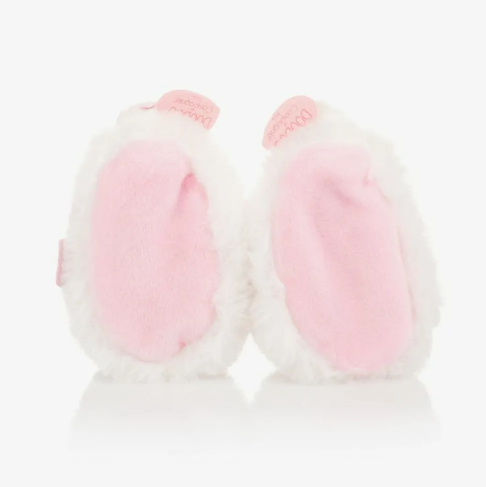 Plush Rattle Baby Slippers