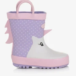 Purple & Pink Unicorn Rain Boots