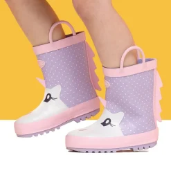 Purple & Pink Unicorn Rain Boots