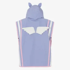 Purple Sparkle The Unicorn Poncho Towel