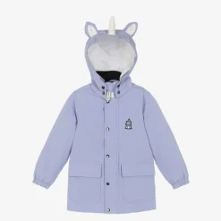 Purple Sparkle The Unicorn Waterproof Coat