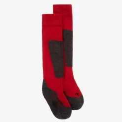 Red Active Ski Socks