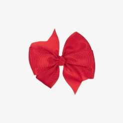 Red Bow Hair Clip (10cm)