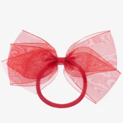 Red Bow Hair Elastic (12cm)