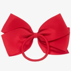 Red Bow Hair Elastic (12cm)