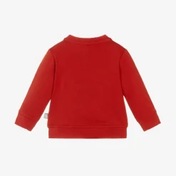Red Cotton Snowman Sweatshirt
