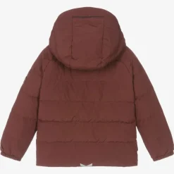 Red Down Padded Puffer Coat