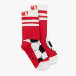 Red Football Sports Socks