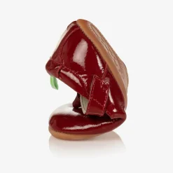 Red Leather Baby Shoes