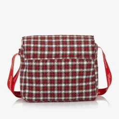 Red Quilted Tartan Changing Bag (33cm)