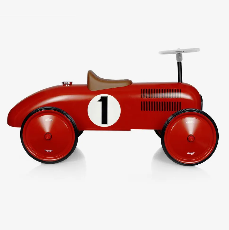 Red Ride-On Vintage Car (76cm)