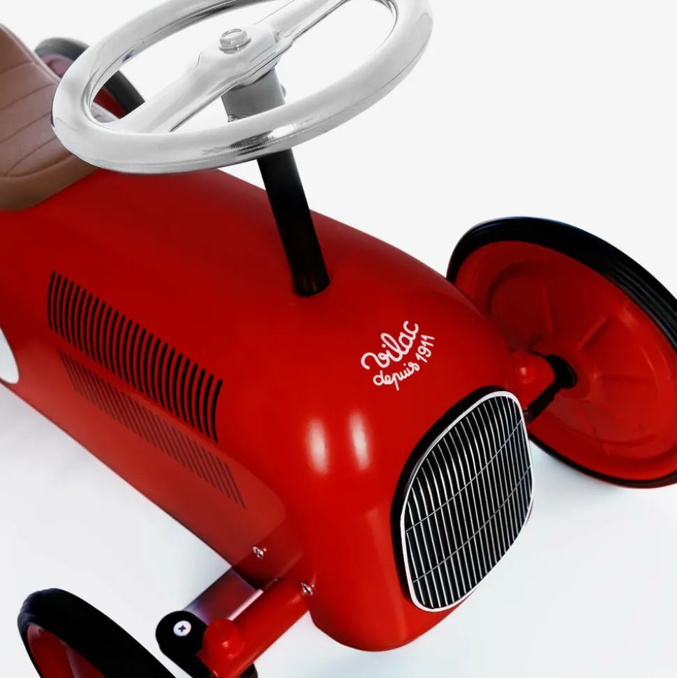 Red Ride-On Vintage Car (76cm)
