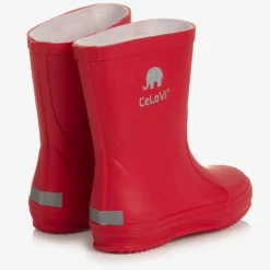 Red Rubber Rain Boots