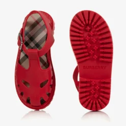 Red Rubber Sandals