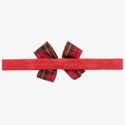 Red Tartan Headband (7cm)