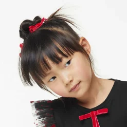 Red Velvet Bow Clip (4.5cm)