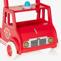 Red Wooden Fire Engine Walker (46cm)