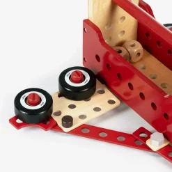 Red Wooden Toolbox Toy (27cm)