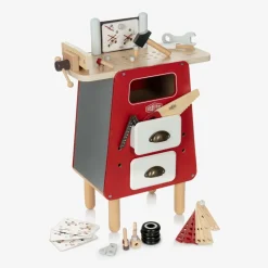 Red Wooden Workbench Toy (73cm)