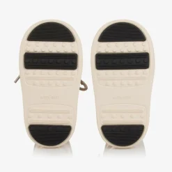 Rose Gold Lace-Up Boots