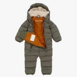 Sage Green Padded Snowsuit