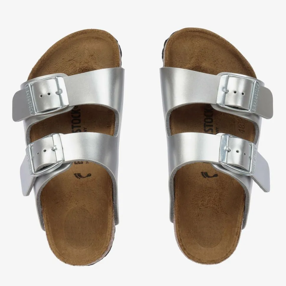 Silver Buckle Sandals