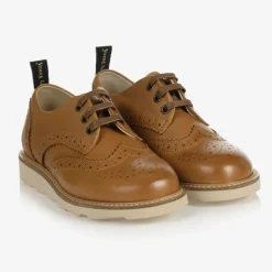 Tan Brown Leather Brogue Shoes