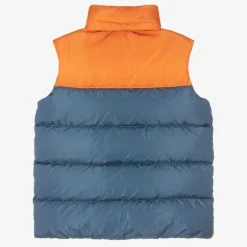 Teen Boys Blue & Orange Puffer Gilet