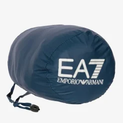 Teen Boys Blue Down Logo Gilet