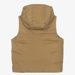 Teen Boys Check Reversible Down Gilet