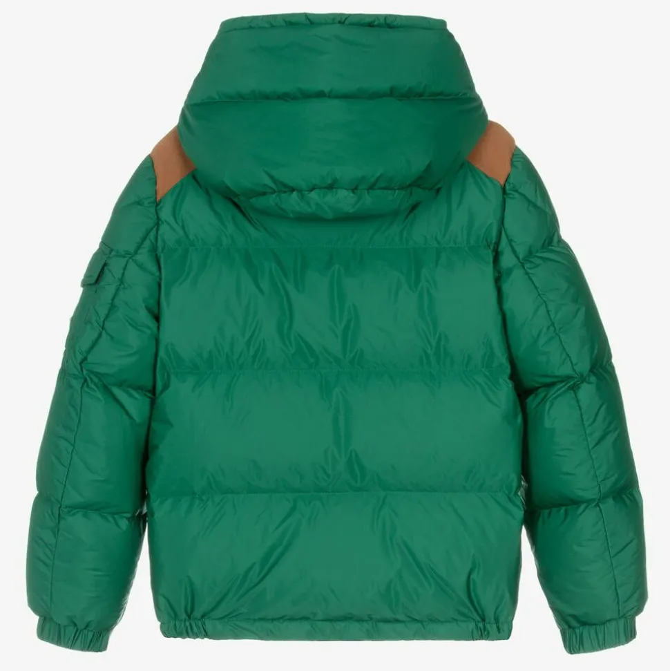 Teen Boys Green Down Padded Jake Jacket