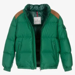Teen Boys Green Down Padded Jake Jacket