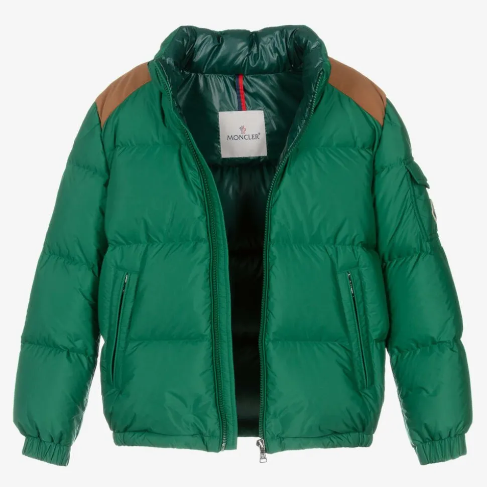 Teen Boys Green Down Padded Jake Jacket