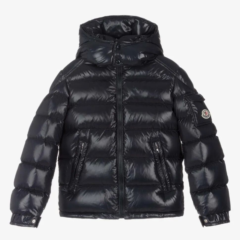 Teen Boys Navy Blue Maya Down Puffer Jacket