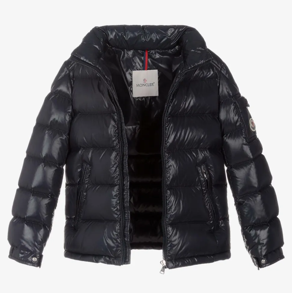 Teen Boys Navy Blue Maya Down Puffer Jacket