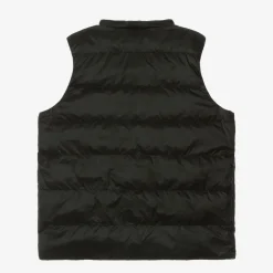 Teen Girls Beige Reversible Check Gilet