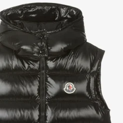 Teen Girls Black Ania Puffer Gilet