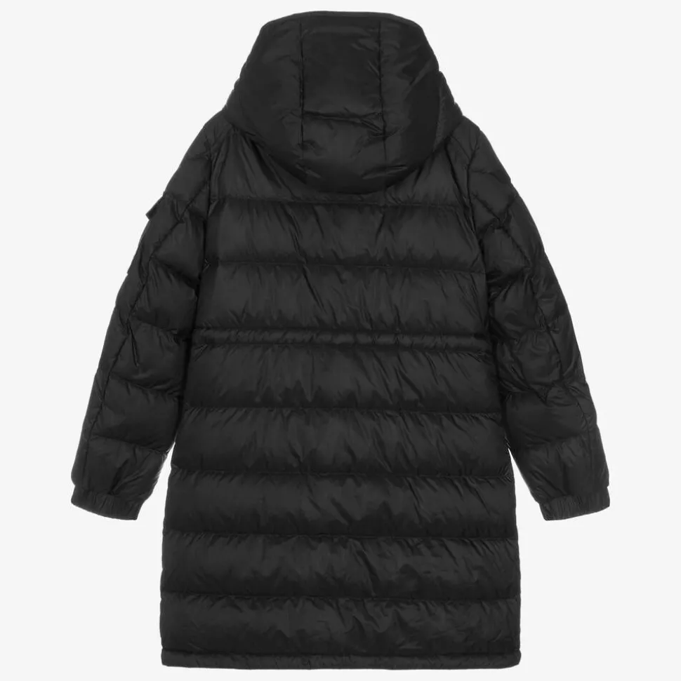Teen Girls Black Meillon Puffer Coat