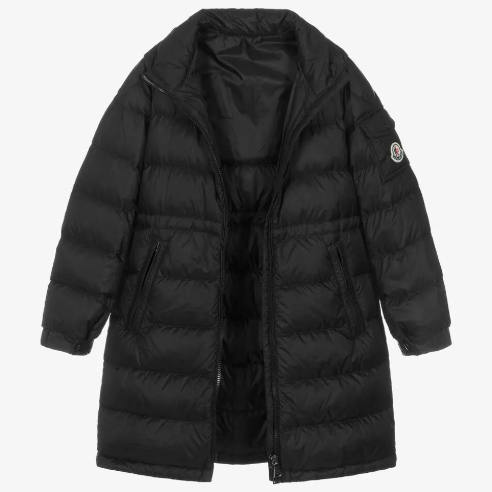 Teen Girls Black Meillon Puffer Coat