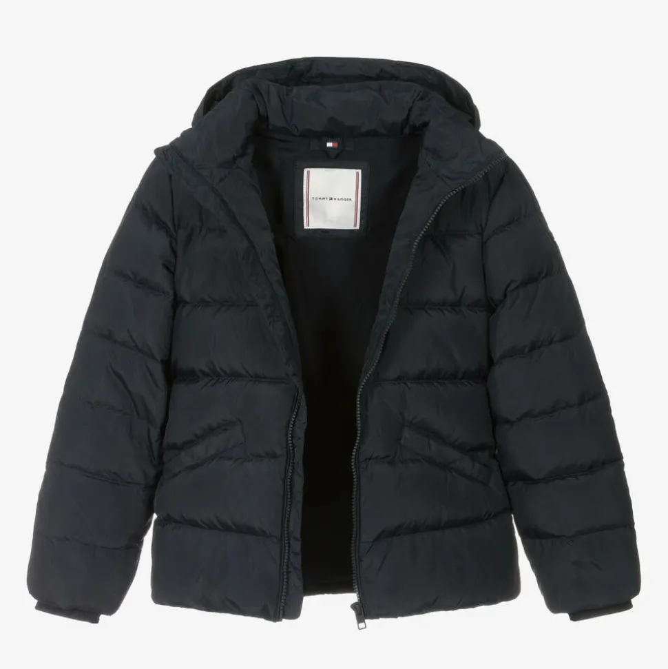 Teen Girls Navy Blue Down Padded Jacket