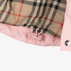 Teen Girls Pink Down Padded Puffer Jacket