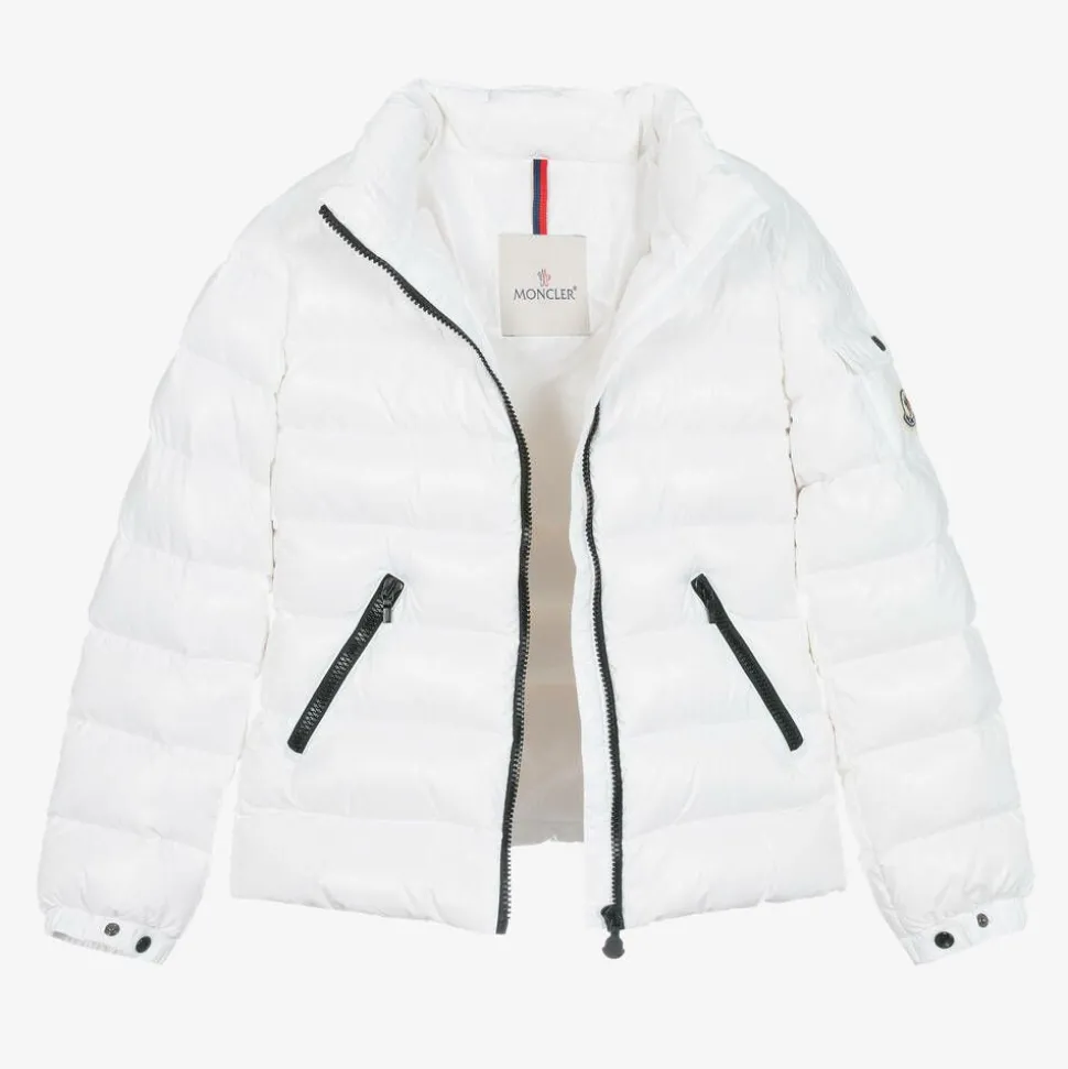 Teen Girls White Bady Down Puffer Jacket