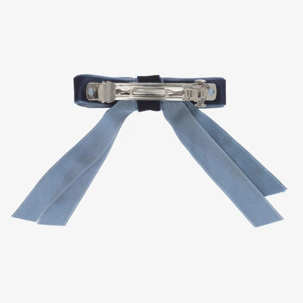 Velvet Bow Hair Clip (10cm)