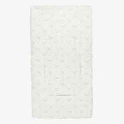 White & Grey Cotton Baby Nest (66cm)