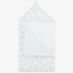 White & Grey Pima Cotton Baby Nest (78cm)