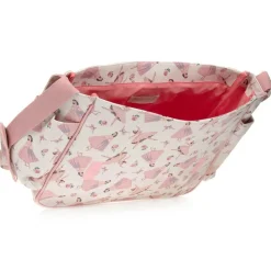 White & Pink Ballerina Baby Changing Bag (36cm)