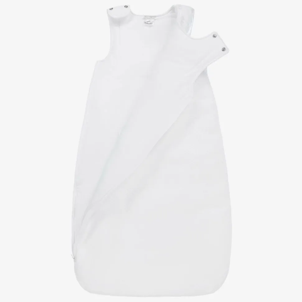 White Baby Bear Cub Pima Cotton Sleeping Bag (70cm)
