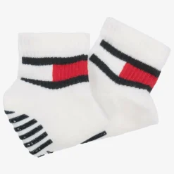 White Cotton Ankle Socks (2 Pack)